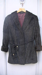 модний полушубок штучний каракуль 40-44